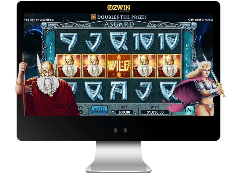 Asgard pokie at Ozwin Casino